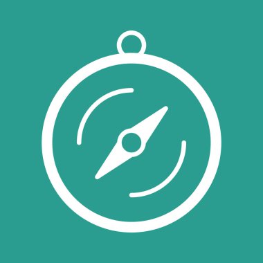 Pusula simgesi vektör görüntüsü. Teslimat ve lojistik için de kullanılabilir. Web uygulamalarında, mobil uygulamalarda ve yazdırma ortamlarında kullanılabilir.