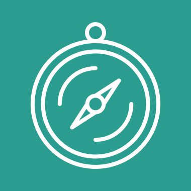 Pusula simgesi vektör görüntüsü. Teslimat ve lojistik için de kullanılabilir. Web uygulamalarında, mobil uygulamalarda ve yazdırma ortamlarında kullanılabilir.
