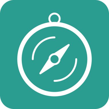 Pusula simgesi vektör görüntüsü. Teslimat ve lojistik için de kullanılabilir. Web uygulamalarında, mobil uygulamalarda ve yazdırma ortamlarında kullanılabilir.