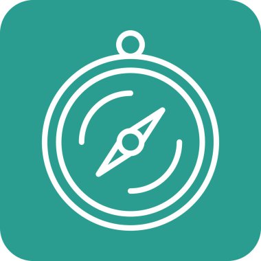 Pusula simgesi vektör görüntüsü. Teslimat ve lojistik için de kullanılabilir. Web uygulamalarında, mobil uygulamalarda ve yazdırma ortamlarında kullanılabilir.