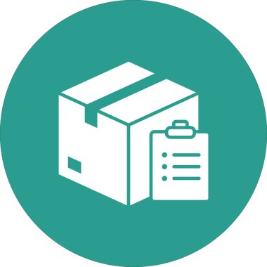 Paket, liste, simge vektör görüntüsü sipariş et. Teslimat ve lojistik için de kullanılabilir. Web uygulamalarında, mobil uygulamalarda ve yazdırma ortamlarında kullanılabilir.