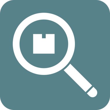 Paket, arama, simge vektör görüntüsünü izle. Teslimat ve lojistik için de kullanılabilir. Web uygulamalarında, mobil uygulamalarda ve yazdırma ortamlarında kullanılabilir.