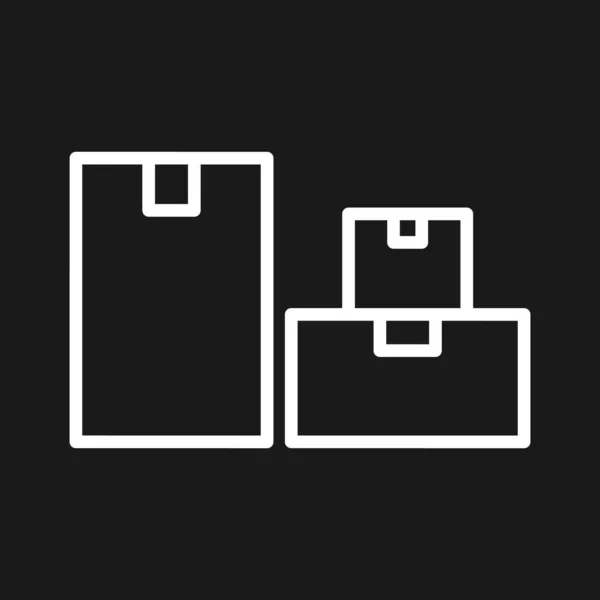 Cajas Cajas Paquetes Icono Imagen Vectorial También Puede Utilizar Para — Archivo Imágenes Vectoriales