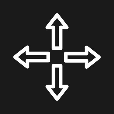 Ok, genişlet, simge vektör resmini taşı. Müşteri desteği için de kullanılabilir. Web uygulamalarında, mobil uygulamalarda ve yazdırma ortamlarında kullanılabilir.