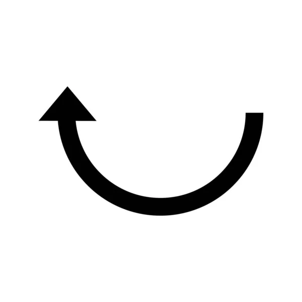 Flecha Rotar Imagen Vector Icono También Puede Utilizar Para Atención — Vector de stock