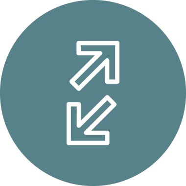 Değişim, ok simgesi vektör görüntüsü. Müşteri desteği için de kullanılabilir. Web uygulamalarında, mobil uygulamalarda ve yazdırma ortamlarında kullanılabilir.