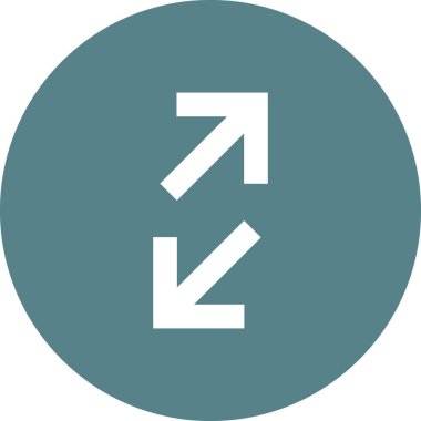 Değişim, ok simgesi vektör görüntüsü. Müşteri desteği için de kullanılabilir. Web uygulamalarında, mobil uygulamalarda ve yazdırma ortamlarında kullanılabilir.