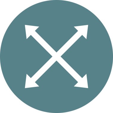 Tam ekran, ok, ölçek ikon vektör görüntüsü. Müşteri desteği için de kullanılabilir. Web uygulamalarında, mobil uygulamalarda ve yazdırma ortamlarında kullanılabilir.