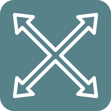 Tam ekran, ok, ölçek ikon vektör görüntüsü. Müşteri desteği için de kullanılabilir. Web uygulamalarında, mobil uygulamalarda ve yazdırma ortamlarında kullanılabilir.