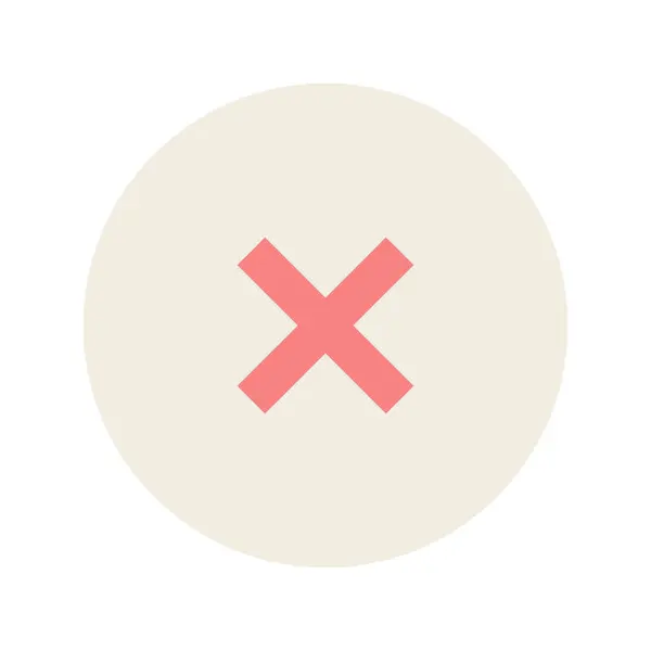 Close Cross Delete Icon Vector Image Can Also Used Customer — Stock Vector