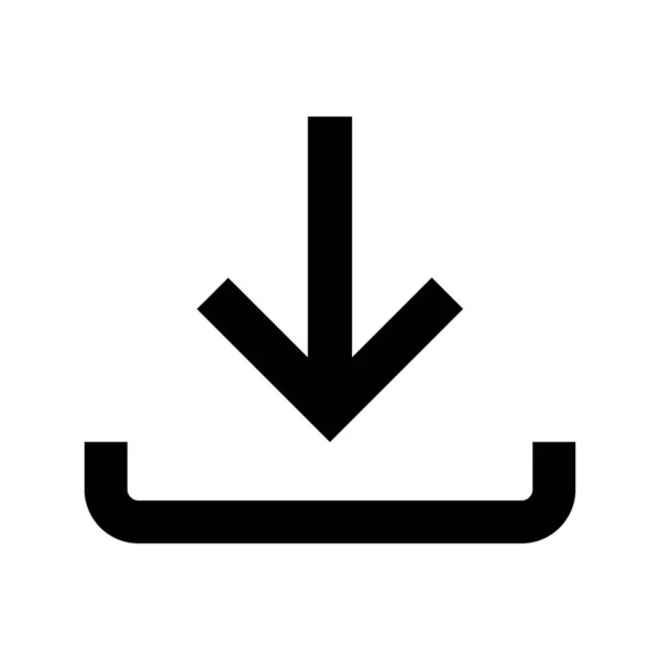 Descargar Flecha Abajo Icono Imagen Vectorial También Puede Utilizar Para — Vector de stock