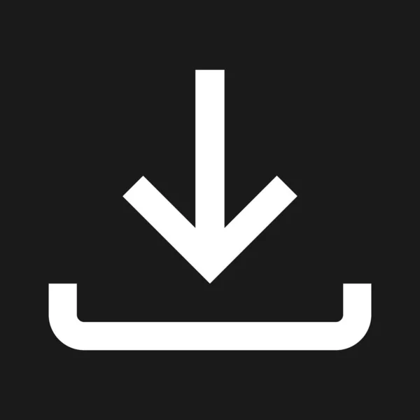 Descargar Flecha Abajo Icono Imagen Vectorial También Puede Utilizar Para — Vector de stock