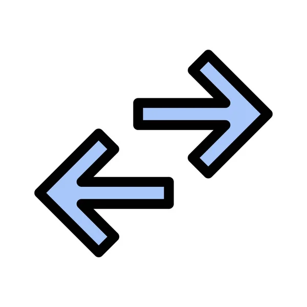 Ruilen Ruilen Overdracht Pictogram Vectorafbeelding Kan Ook Worden Gebruikt Voor — Stockvector