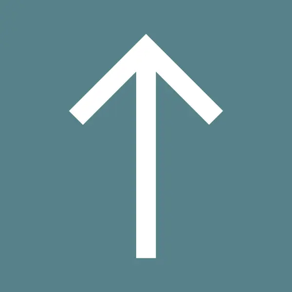 Arriba Imagen Vectorial Icono Flecha También Puede Utilizar Para Atención — Vector de stock