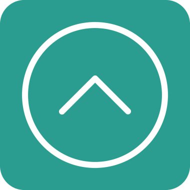 Ok, yuvarlak, ikon vektör görüntüsünü yükselt. Oklar ve işaretler için de kullanılabilir. Web uygulamalarında, mobil uygulamalarda ve yazdırma ortamlarında kullanılabilir.