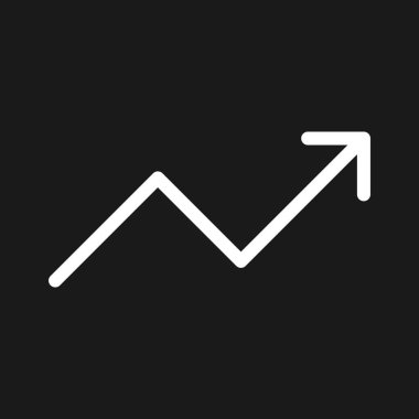 Sohbet, ekonomik, yükselen ikon vektör görüntüsü. Oklar ve işaretler için de kullanılabilir. Web uygulamalarında, mobil uygulamalarda ve yazdırma ortamlarında kullanılabilir.