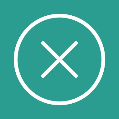 Kapat, çapraz, simge vektör resmini sil. Oklar ve işaretler için de kullanılabilir. Web uygulamalarında, mobil uygulamalarda ve yazdırma ortamlarında kullanılabilir.