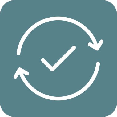 Simge vektör görüntüsünü eşzamanla. Oklar ve işaretler için de kullanılabilir. Web uygulamalarında, mobil uygulamalarda ve yazdırma ortamlarında kullanılabilir.