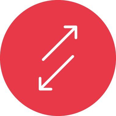 Değişim, ok simgesi vektör görüntüsü. Oklar ve işaretler için de kullanılabilir. Web uygulamalarında, mobil uygulamalarda ve yazdırma ortamlarında kullanılabilir.