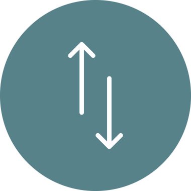 Değişim, takas, ikon vektör görüntüsü aktarımı. Oklar ve işaretler için de kullanılabilir. Web uygulamalarında, mobil uygulamalarda ve yazdırma ortamlarında kullanılabilir.