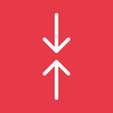 Yükseklik, boşluk, ok simgesi vektör görüntüsü. Oklar ve işaretler için de kullanılabilir. Web uygulamalarında, mobil uygulamalarda ve yazdırma ortamlarında kullanılabilir.