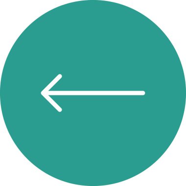 Sol, ok simgesi vektör görüntüsü. Oklar ve işaretler için de kullanılabilir. Web uygulamalarında, mobil uygulamalarda ve yazdırma ortamlarında kullanılabilir.