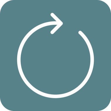 İlerleme, yenilenme, simge vektör görüntüsünü döndürme. Oklar ve işaretler için de kullanılabilir. Web uygulamalarında, mobil uygulamalarda ve yazdırma ortamlarında kullanılabilir.