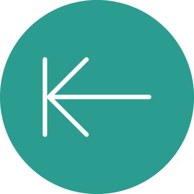 Başla, ok, sol simge vektör görüntüsü. Oklar ve işaretler için de kullanılabilir. Web uygulamalarında, mobil uygulamalarda ve yazdırma ortamlarında kullanılabilir.