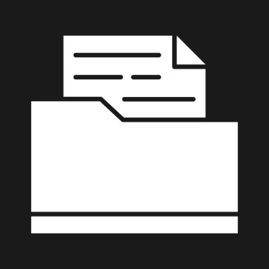 Dosyalar, klasör, docment simge vektör resmi. Ağ ve veri paylaşımı için de kullanılabilir. Web uygulamalarında, mobil uygulamalarda ve yazdırma ortamlarında kullanılabilir.