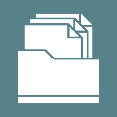 Dosyalar, klasör, docment simge vektör resmi. Ağ ve veri paylaşımı için de kullanılabilir. Web uygulamalarında, mobil uygulamalarda ve yazdırma ortamlarında kullanılabilir.