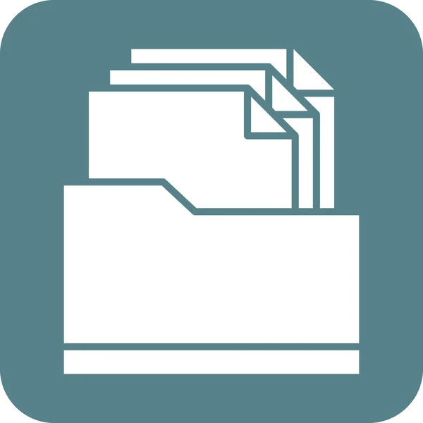 Fichiers Dossier Image Vectorielle Icône Docment Peut Également Être Utilisé Vecteur En Vente