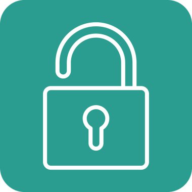 Simge vektör görüntüsünü aç, kilitle, kilitle. Ağ ve veri paylaşımı için de kullanılabilir. Web uygulamalarında, mobil uygulamalarda ve yazdırma ortamlarında kullanılabilir.