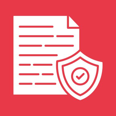 Güvenli, belge, kalkan simgesi vektör görüntüsü. Ağ ve veri paylaşımı için de kullanılabilir. Web uygulamalarında, mobil uygulamalarda ve yazdırma ortamlarında kullanılabilir.