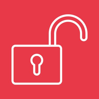Kilidi aç, kilitle, güvensiz ikon vektör görüntüsü. Ağ ve veri paylaşımı için de kullanılabilir. Web uygulamalarında, mobil uygulamalarda ve yazdırma ortamlarında kullanılabilir.