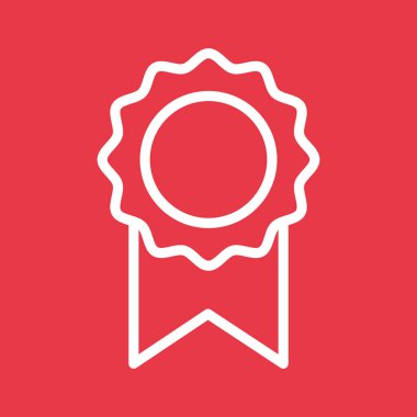 Başarı, onaylanmış, ödül ikonu vektör görüntüsü. Web pazarlama için de kullanılabilir. Web uygulamalarında, mobil uygulamalarda ve yazdırma ortamlarında kullanılabilir.