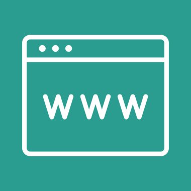 Adres, sayfa, site, www simge vektör resmi. Web pazarlama için de kullanılabilir. Web uygulamalarında, mobil uygulamalarda ve yazdırma ortamlarında kullanılabilir.