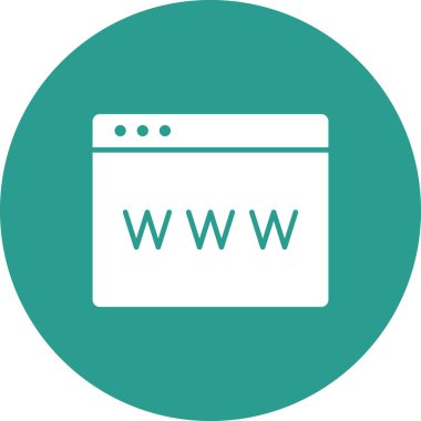 Adres, sayfa, site, www simge vektör resmi. Web pazarlama için de kullanılabilir. Web uygulamalarında, mobil uygulamalarda ve yazdırma ortamlarında kullanılabilir.