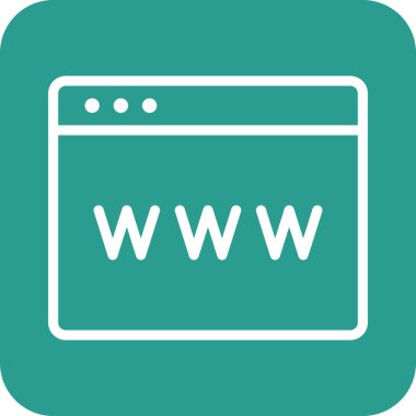 Adres, sayfa, site, www simge vektör resmi. Web pazarlama için de kullanılabilir. Web uygulamalarında, mobil uygulamalarda ve yazdırma ortamlarında kullanılabilir.