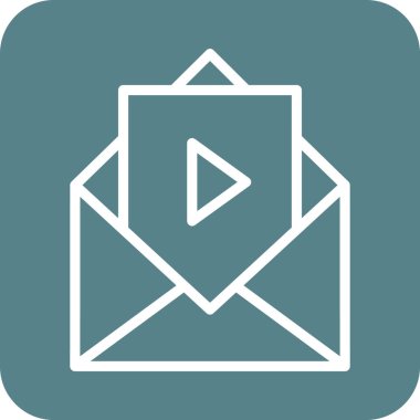 Reklam, reklam, e-posta pazarlama ikon vektör görüntüsü. Web pazarlama için de kullanılabilir. Web uygulamalarında, mobil uygulamalarda ve yazdırma ortamlarında kullanılabilir.