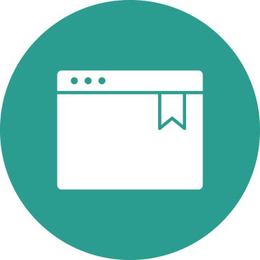 Yer imi, favori, sayfa simgesi vektör resmi. Web pazarlama için de kullanılabilir. Web uygulamalarında, mobil uygulamalarda ve yazdırma ortamlarında kullanılabilir.