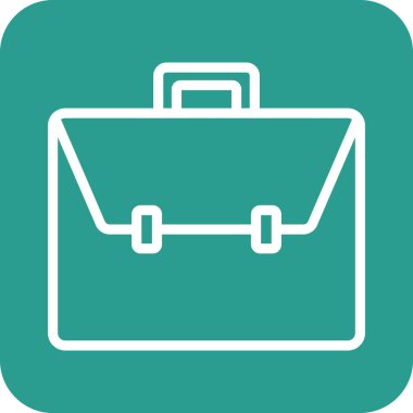 Kariyer, portföy, bavul ikonu vektör görüntüsü. Web pazarlama için de kullanılabilir. Web uygulamalarında, mobil uygulamalarda ve yazdırma ortamlarında kullanılabilir.