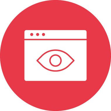 Göz, reklam, vizyon, ikon vektör görüntüsü. Web pazarlama için de kullanılabilir. Web uygulamalarında, mobil uygulamalarda ve yazdırma ortamlarında kullanılabilir.