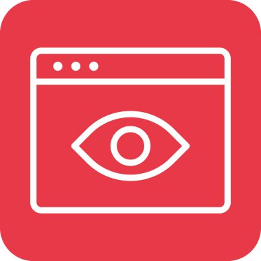 Göz, reklam, vizyon, ikon vektör görüntüsü. Web pazarlama için de kullanılabilir. Web uygulamalarında, mobil uygulamalarda ve yazdırma ortamlarında kullanılabilir.