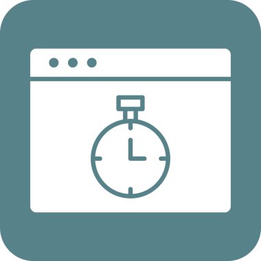 Hızlı tepki, kronometre, zaman simgesi vektör görüntüsü. Web pazarlama için de kullanılabilir. Web uygulamalarında, mobil uygulamalarda ve yazdırma ortamlarında kullanılabilir.