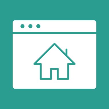 Web sayfası, tarayıcı, web sitesi simgesi vektör resmi. Web pazarlama için de kullanılabilir. Web uygulamalarında, mobil uygulamalarda ve yazdırma ortamlarında kullanılabilir.