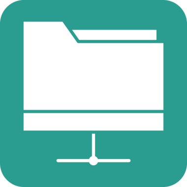 Paylaşılan dizin, belge, genel simge vektör resmi. Web pazarlama için de kullanılabilir. Web uygulamalarında, mobil uygulamalarda ve yazdırma ortamlarında kullanılabilir.