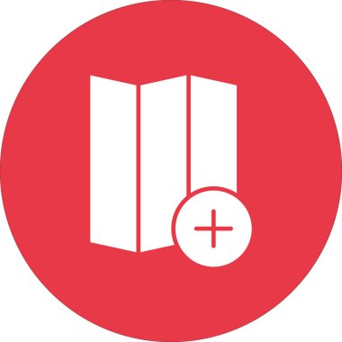 Ekle, konum, harita simgesi vektör resmi. Navigasyon için de kullanılabilir. Web uygulamalarında, mobil uygulamalarda ve yazdırma ortamlarında kullanılabilir.