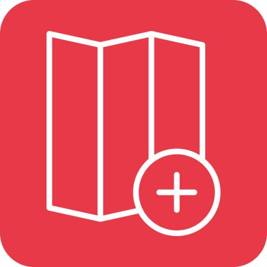 Ekle, konum, harita simgesi vektör resmi. Navigasyon için de kullanılabilir. Web uygulamalarında, mobil uygulamalarda ve yazdırma ortamlarında kullanılabilir.