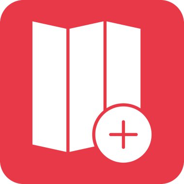 Ekle, konum, harita simgesi vektör resmi. Navigasyon için de kullanılabilir. Web uygulamalarında, mobil uygulamalarda ve yazdırma ortamlarında kullanılabilir.