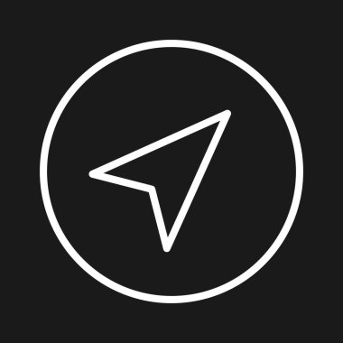 Ok, pusula, yön bulma ikonu vektör görüntüsü. Navigasyon için de kullanılabilir. Web uygulamalarında, mobil uygulamalarda ve yazdırma ortamlarında kullanılabilir.